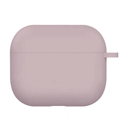 Кобура Silicon Protection Case для Apple AirPods 3 силикон, бледно-фиолетовый