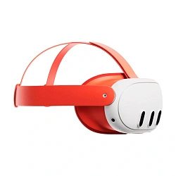 Лицевая накладка Oculus Facial Interface and Head Strap для Oculus Quest 3 ткань, силикон, оранжевый