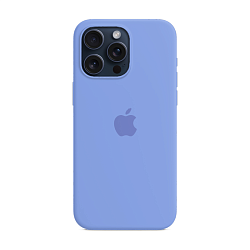 Клип-кейс (накладка) Silicone Case для Apple iPhone 15 Pro Max силикон, лиловый