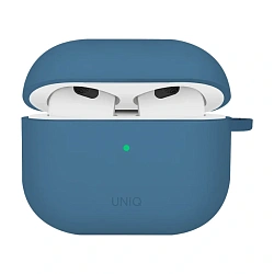 Кобура UNIQ Nexo для Apple AirPods 4 силикон, синий