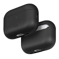 Кобура UNIQ Lyden Vex для Apple AirPods Pro 3 искусственная кожа, чёрный
