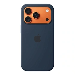 Клип-кейс (накладка) Apple Silicone Case MagSafe для Apple iPhone 17 Pro силикон, Midnight