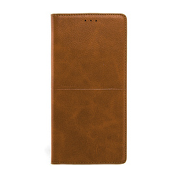 Чехол-книжка Premium Rich Boss для Xiaomi Redmi 9a искусственная кожа, коричневый