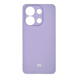 Клип-кейс (накладка) Silicone cover закрытый для Xiaomi Redmi Note 13 4G силикон, лавандовый
