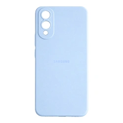 Клип-кейс (накладка) Silicone cover закрытый для Samsung Galaxy S25 Edge силикон, голубой