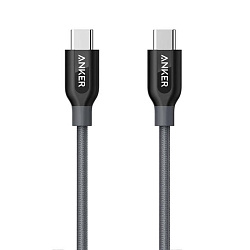 Дата-кабель Anker PowerLine Type-C to Type-C 0.9 м, чёрный