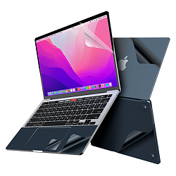 Защитная плёнка Mocoll комплект (5 в 1) для Apple MacBook Air 13" (2022 - 2025) , чёрный
