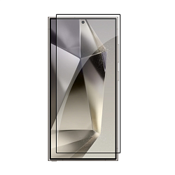 Защитное стекло Mocoll 2.5D для Samsung Galaxy S24 Ultra, черная рамка