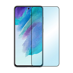 Защитное стекло Mocoll 2.5D для Samsung Galaxy S21 FE, черная рамка