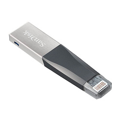 USB-флешка SanDisk iXpand Mini for iPhone and iPad 16 ГБ, серый