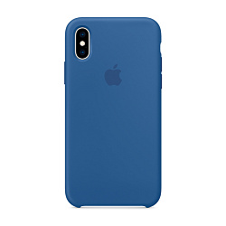 Клип-кейс (накладка) Apple Silicone Case для Apple iPhone Xs силикон, Delft Blue