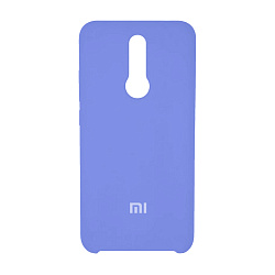 Клип-кейс (накладка) Silicone cover для Xiaomi Redmi 8 силикон, васильковый