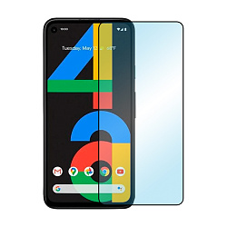 Защитное стекло 3D Premium для Google Pixel 4а 4G, черная рамка
