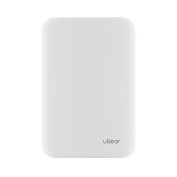 Внешний аккумулятор с беспроводной зарядкой uBear Flow Wireless Power Bank 5000 мАч 20 Вт белый
