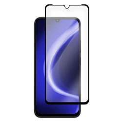 Защитное стекло 3D Premium для Xiaomi Redmi 15C / Poco C85, черная рамка