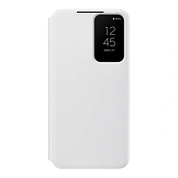 Чехол-книжка Samsung Smart Clear View Cover для Samsung Galaxy S22 полиуретан, поликарбонат, белый