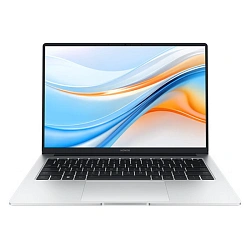 Ноутбук Honor Notebook X14 Plus FHD (2024) Ryzen 7 8845HS Radeon 780M 16 ГБ, 512 ГБ SSD (5301AJMC), серебристый