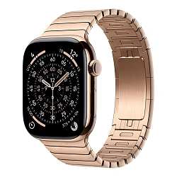 Умные часы Apple Watch Series 11 46mm GPS + Cellular Gold Titanium Case Gold Link Bracelet