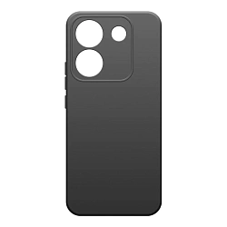 Клип-кейс (накладка) Borasco Silicone Case для Xiaomi Poco M7 Pro 5G силикон, чёрный
