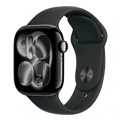 Умные часы Apple Watch Series 11 42mm GPS Jet Black Aluminum Case Black Sport Band