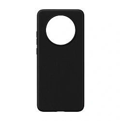 Клип-кейс (накладка) Silicone cover закрытый для Honor Magic 7 силикон, чёрный