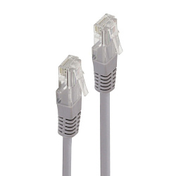 Патч-корд RJ45 - RJ45 2 м, серый