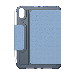 Чехол-книжка UAG Lucent для Apple iPad Mini 8.3" (2021 / 2024) полиуретан, поликарбонат, голубой