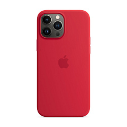 Клип-кейс (накладка) Silicone Case для Apple iPhone 13 Pro Max силикон, красный