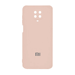 Клип-кейс (накладка) для Xiaomi Redmi Note 9s / Note 9 Pro силикон, пудровый