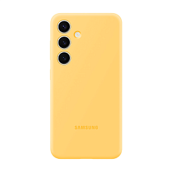 Клип-кейс (накладка) Samsung Silicone Case для Samsung Galaxy S24 Plus силикон, поликарбонат, жёлтый