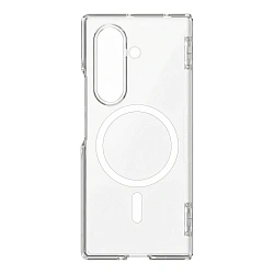 Клип-кейс (накладка) Pure Collection MagSafe для Samsung Galaxy Z Fold 7 полиуретан, поликарбонат, прозрачный