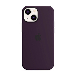 Клип-кейс (накладка) Silicone Case для Apple iPhone 13 силикон, тёмно-фиолетовый