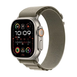 Ремешок WIWU Ultra Loop Watch Band для Apple Watch 44 / 45 / 46 / 49mm нейлон оливковый