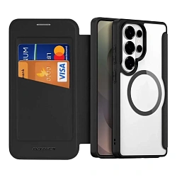Чехол-книжка Dux Ducis Skin X Pro для Samsung Galaxy S26 Ultra полиуретан, термополиуретан, чёрный