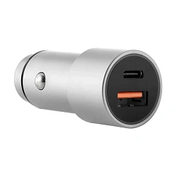 Автомобильное зарядное устройство uBear Ride 20 Вт серый