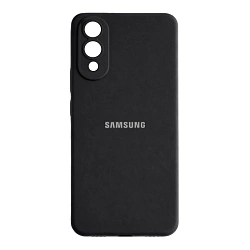 Клип-кейс (накладка) Silicone cover закрытый для Samsung Galaxy S25 Edge силикон, чёрный