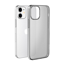 Клип-кейс (накладка) Hoco Light Series для Apple iPhone 12 / 12 Pro силикон, затемнённый
