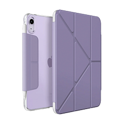 Чехол-книжка UNIQ Camden для Apple iPad Mini 8.3" (2021 / 2024) искусственная кожа, лавандовый