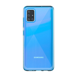 Клип-кейс (накладка) Samsung Araree A Cover для Samsung Galaxy A51 полиуретан, синий