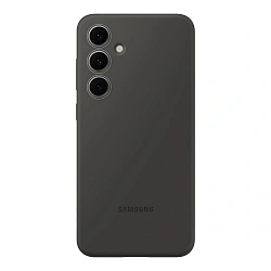 Клип-кейс (накладка) для Samsung Galaxy S24 FE силикон, чёрный