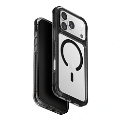 Клип-кейс (накладка) UNIQ Combat MagSafe для Apple iPhone 17 Pro полиуретан, чёрный