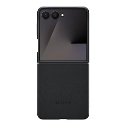 Клип-кейс (накладка) Samsung Kindsuit Case для Samsung Galaxy Z Flip 7 экокожа, чёрный