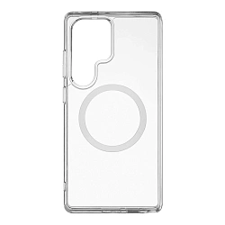 Клип-кейс (накладка) uBear Real Mag Case для Samsung Galaxy S25 Ultra поликарбонат, прозрачный