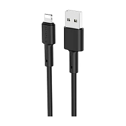 Дата-кабель Borofone BX31 Lightning 1 м, чёрный