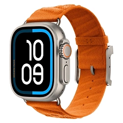 Умные часы Apple Watch Hermes Ultra 3 49mm GPS + Cellular Silver Titanium Case Orange Single Tour En Mer Strap