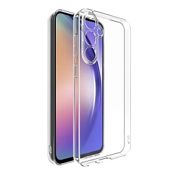 Клип-кейс (накладка) Space для Samsung Galaxy A17 полиуретан, поликарбонат, прозрачный