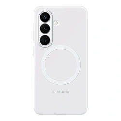 Клип-кейс (накладка) Samsung Silicone Magnet Case для Samsung Galaxy S26 силикон, белый