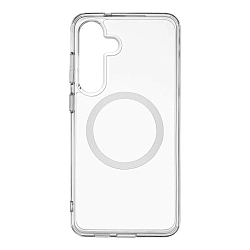 Клип-кейс (накладка) uBear Real Mag Case для Samsung Galaxy S25 Plus поликарбонат, прозрачный