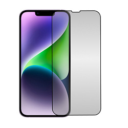 Защитное стекло 3D Privacy для Apple iPhone 13 Pro Max / 14 Plus, черная рамка
