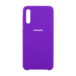 Клип-кейс (накладка) Silicone cover для Samsung Galaxy A70 силикон, фиолетовый